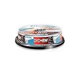 Philips DVD+RW Rohlinge 4.7GB 4X Data 10er Spindel