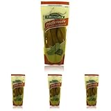 Feinkost Dittmann Griechische Pfefferonen Mild, 125 g (Packung mit 4)