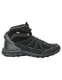 Jack Wolfskin Herren Woodland 2 Texapore MID M Wanderschuh, Black, 43 EU