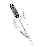 Jsdoin Digital Küchenthermometer, Fleischthermometer LCD mit Langer Sonde,...
