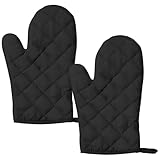 2 Paar Ofenhandschuhe,Topflappen Handschuh,Topfhandschuhe...