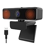 Nuroum V11 Webcam 2K, PC Kamera mit Mikrofon Full HD 1080P/60fps, 1440P/30fps,...