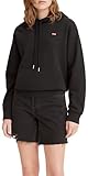 Levi's Damen Standard Sweatshirt Hoodie Kapuzenpullover,Caviar,S