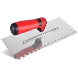 AOZBZ 8 mm Zahnglättekelle, Glättekelle Rostfreie, (280 * 107mm) Profi...