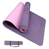 YOGATI Yogamatte rutschfest Schadstofffrei, mit Tragegurt. Yoga Matte mit...