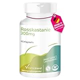 Rosskastanie 300mg - 90 Kapseln - mit 900mg Rosskastanienextrakt davon 180mg...