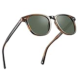 CARFIA Vintage Polarisierte Sonnenbrille für Herren UV-Schutz Fahrerbrillen mit...