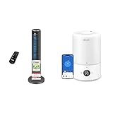 Levoit 23dB Leiser Turmventilator, Ventilator mit Kühlung+Dual 200S - 3L Smart...