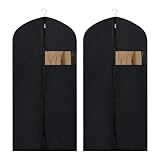 Kleidersack 120 x 60 cm (2er Set) | Kleiderhülle mit Reißverschluss |...
