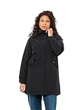 Jack Wolfskin Damen Talforst W Parka, Schwarz, M EU