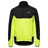 GORE WEAR Herren Thermo Fahrrad-Jacke, Black/Neon Yellow, XL