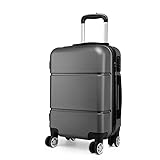 KONO Reisekoffer Handgepäck Koffer mit Rollen Hartschale Trolley 55x38x22cm 33...