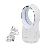 Russell Hobbs Leiser kabelloser Tischventilator ohne Flügel, mit...