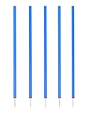 SPORTIKEL24 Slalomstangen 100 cm, ø 32 mm – 5er-Set – Trainingsstangen mit...