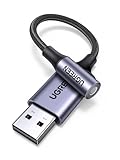 UGREEN USB auf 3.5mm Klinke Adapter Soundkarte für Computer, PS5, Switch,...