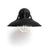Philips myGarden Cormorant Wandleuchte, 42W, schwarz