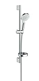 hansgrohe Crometta Duschset, 0,65 m, mit Seifenschale, 2 Strahlarten,...