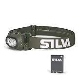 Silva Stirnlampe LED Wiederaufladbar USB C - Discover Hybrid - 500 Lumen...