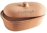 MÄSER 931996 Serie Ceramica Brottopf oval aus Naturton - Praktische...