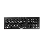 CHERRY Stream Keyboard Wireless, Deutsches Layout, QWERTZ Tastatur, kabellose...