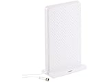 auvisio Radioantenne DAB+: Aktive Zimmerantenne für DVB-T/T2/DAB/DAB+, +30 dB,...