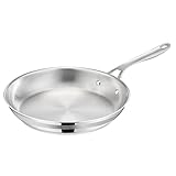 Jamie Oliver by Tefal Cook Smart Bratpfanne 28cm, unbeschichteter Edelstahl,...