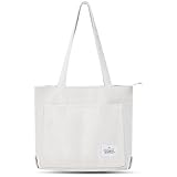 ELAKIRI Cord Tasche Damen mit Reißverschluss,Große Shopper Bag,Umhängetasche...