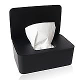 Feuchttüchter Box, Feuchtes Toilettenpapier Box, Feuchttücherbox Schwarz,...