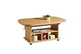 Hela Tische, Funktionscouchtisch Babsi, Holzwerkstoff melaminbeschichtet, Buche,...