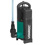 VONROC Tauchpumpe mit integriertem Schwimmer [750W] - Schmutzwasserpumpe für...