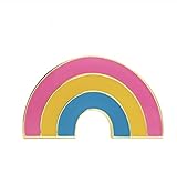 Pan Pansexual Regenbogen-Flagge LBGT Flagge Metall Pride Brosche Pin Badge
