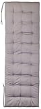 Brandsseller Bankauflage ca.120x40x4 cm Bankkissen Outdoor/Indoor 27er Steppung...