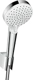 hansgrohe Crometta - Duschset mit Duschkopf (2 Strahlarten), Duschschlauch (1,25...