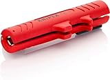 KNIPEX Universal-Abmantelungswerkzeug, 125 mm, für Rundkabel 8,0-13,0 mm (z.B....