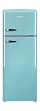 Amica KGC 15632 T Retro Kühl-/Gefrierkombination / Ice Blue (Türkis) / 144cm...