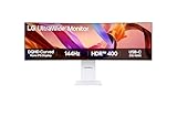 LG UltraWide 49U950A-W Curved Monitor, 49', DQHD (5120x1440), 144Hz, Nano IPS,...