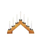Konstsmide 2262-130EE Holzleuchter, Eiche gebeizt / für Innen (IP20) / 230V...