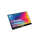 Verbatim PM-14, Portable Monitor, mobiler 14' Full HD Bildschirm für Laptop,...