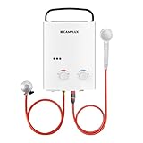 Camplux AY132 Tankless Gasdurchlauferhitzer, 5L Gas Propan Durchlauferhitzer...