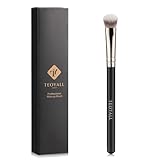 TEOYALL Concealer-Pinsel für die Augenpartie, kleine, flach abgewinkelte...