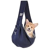 Halinuia Reversibel Kleine Hundetragetasche bis 7KG Angenehm Tragetasche Hund...