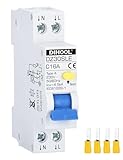 DIHOOL FI/LS Schutzschalter 16A 30mA 0.03 2-polig RCBO C16A...