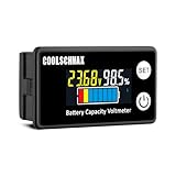 CoolschMax Buzzer Voltmeter – IP67 wasserdicht, präziser Batteriemonitor mit...