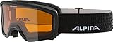 ALPINA SCARABEO JR. - Beschlagfreie, Extrem Robuste & Bruchsichere OTG Skibrille...