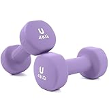 unycos - Neopren Hanteln【2er-Sets, 4 kg】Runde Kurzhanteln, Rutschfest für...