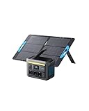 Anker SOLIX C800 Tragbare Powerstation mit 100W Solarpanel, 1200W (1600W...