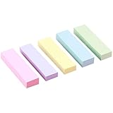 WOLMIK 500 Stück Farbige Haftnotizen 78 x 22 mm, Selbstklebende Klebezettel,...
