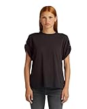 G-STAR RAW Damen Adjustable Sleeve Loose Top, Schwarz (dk black...