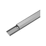 Goobay 90666 Halbrunder Aluminium-Kabelkanal 33 mm, Länge 1, 1 m, Zum...