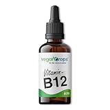 Vegan Drops® - Vitamin B12 Tropfen - Kombination aus Methyl- &...
